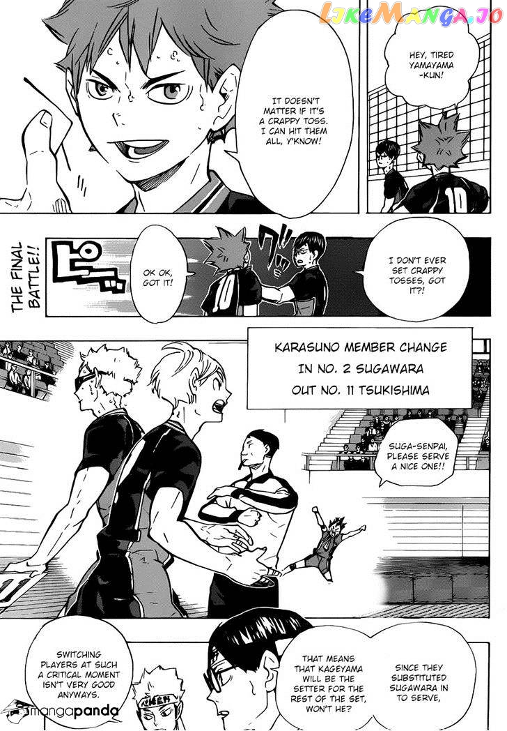 Haikyuu!!, Chapter 174 image 01